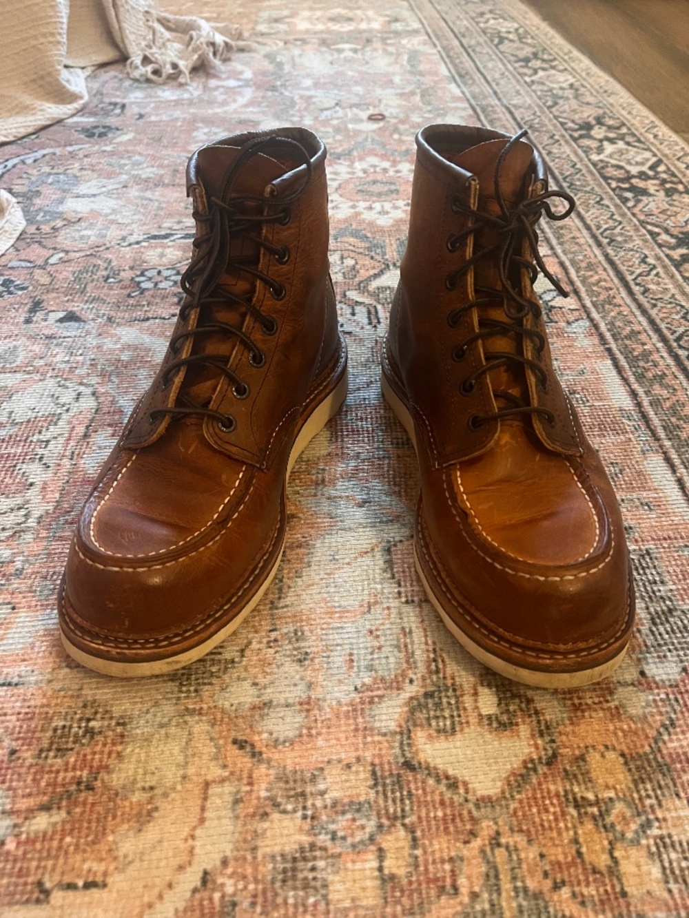 Red Wing Heritage 1907 Moc Toe Leather Boots Mens